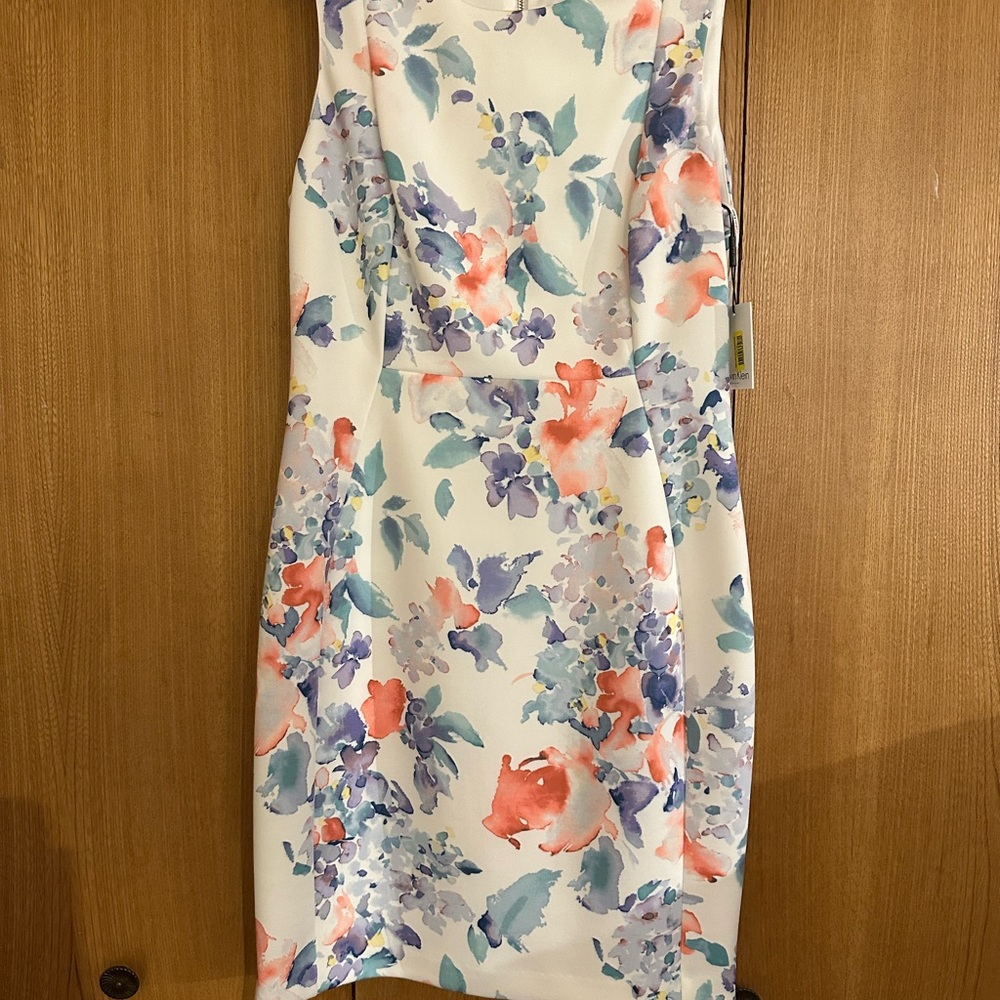 Calvin Klein Floral Sleeveless Dress
